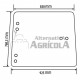 Cristal lateral Izquierdo y Derecho para Tractores John Deere L38309