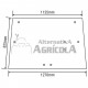 Cristal Trasero para Tractores John Deere Serie 50 con Cabina SG2 AL70847