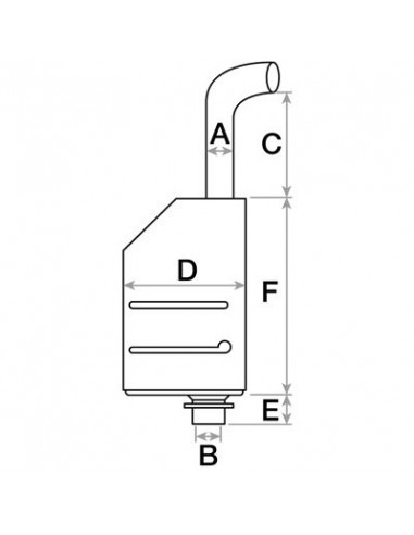 Silencioso Adatable Tractor John Deere (3 cilindros)