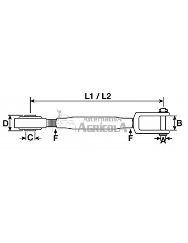 Tensor Horizontal John Deere 6100, 6200, 6300, 6400, 6506 y 6600