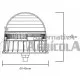 Rotativo base fija Good Year 12/24v