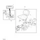 Asiento del acompañante o copiloto para tractor John Deere Series 6000, 6010, 6020, 6030...