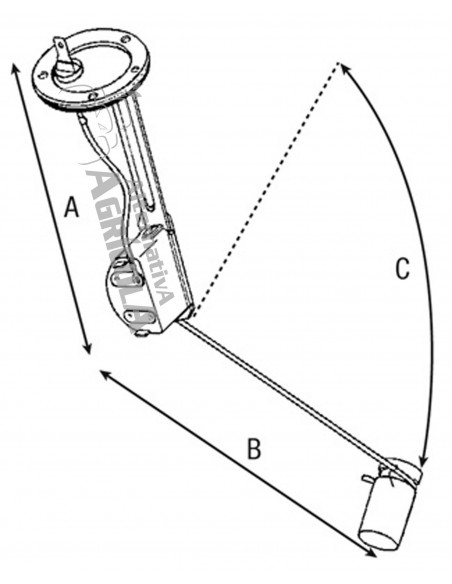 Aforador Depósito Tractor John Deere Series 50-55 Fruteros y Viñeros AL60502