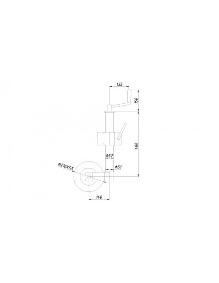 Apoyo mozo reforzado rueda jockey con abrazadera para remolques 1000-1300kg