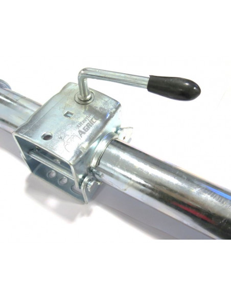 Apoyo mozo reforzado rueda jockey con abrazadera para remolques 1000-1300kg