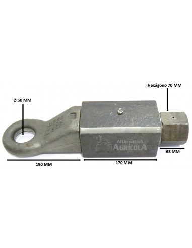 Tiro de lanza cuadrado de 100mm 30TN