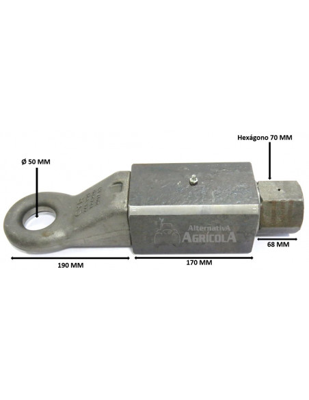 Tiro de lanza cuadrado de 100mm 30TN