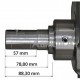 Cigüeñal 674 mm - Genmot John Deere RE65224