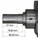 Cigüeñal 674 mm - Genmot John Deere RE65224