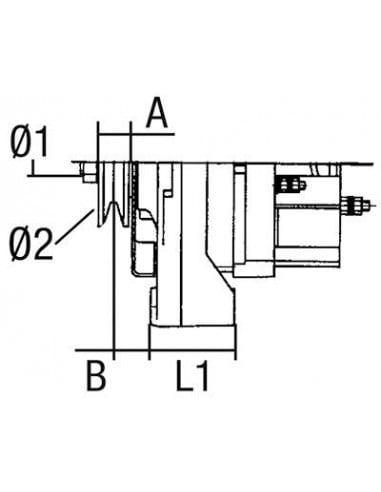 Alternador 120A y 12V para Tractores John Deere Series 5000, 6000 y 7000