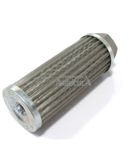 Filtro hidráulico malla 25 litros/min  con soporte rosca de 1"