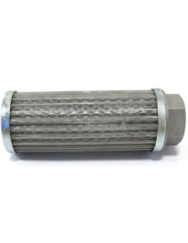 Filtro hidráulico malla 25 litros/min  con soporte rosca de 1"