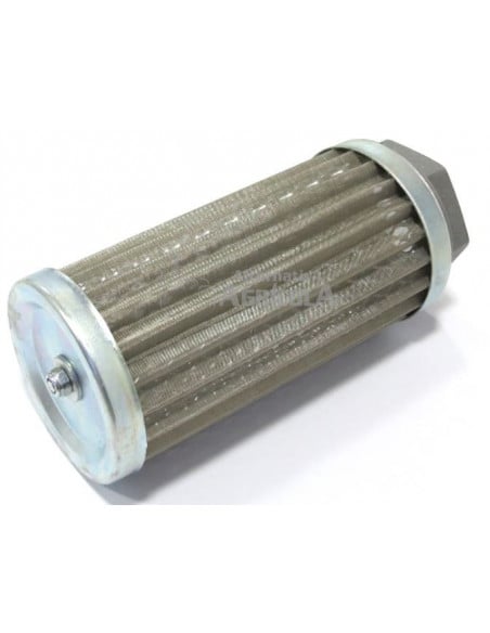 Filtro hidráulico malla 90 litros/min  con soporte rosca de 1" 1/2