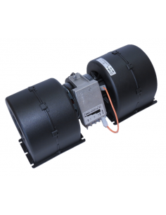 Electro Ventilador aire  centrífugo marca SPAL 24v 2 ejes 4 vel. para cabinas