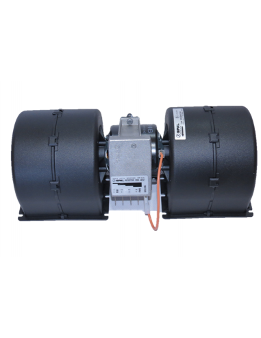 Electro Ventilador aire  centrífugo marca SPAL 24v 2 ejes 4 vel. para cabinas