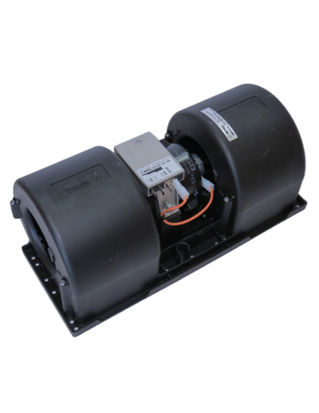 Electro Ventilador aire centrífugo SPAL 24v 2 ejes 3 vel. para cabinas 006-B50-22