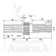 Eje Toma de Fuerza 6 Estrías 540/1000rpm para Tractores John Deere Series 6000 y 7000