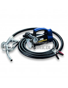 Bomba trasvase Goodyear 12v pistola metálica