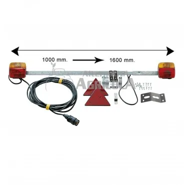 Barra extensible de pilotos 100/160 cm con 7,5 m cable Barra extensible de pilotos 100/160 cm con 7,5 m cable