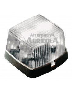 Piloto delantero con catadióptrico 65x62x38 blanco