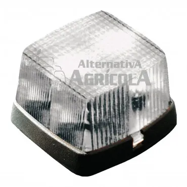 Piloto delantero con catadióptrico 65x62x38 blanco Piloto delantero con catadióptrico 65x62x38 blanco