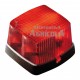 Piloto delantero con catadióptrico 65 x 62 x 38 mm rojo
