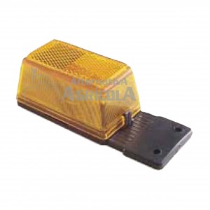 Piloto Lateral Naranja con Soporte 130 x 50 x 44 mm