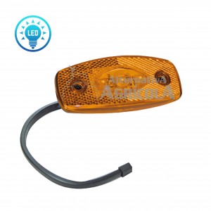 Luces de posición LED ámbar 103 x 45 x 13 mm