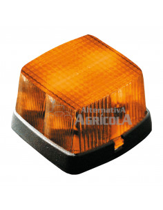 Piloto Cuadrado Lateral Naranja Con Reflector