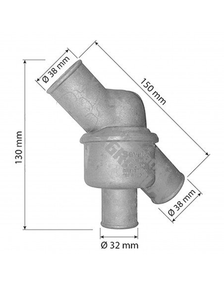 CONJUNTO DE TERMOSTATO Ø 38 x 38 x 32 mm - 79°C