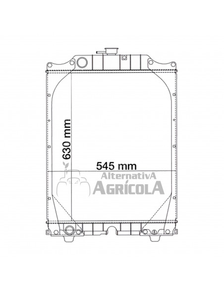 Radiador Fiat serie Winner