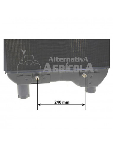 Radiador Fiat M100 y M115, Ford 8160 y 8260, New Holland TM115 y TM125