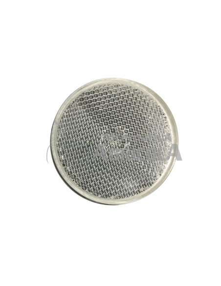 Catadióptrico blanco adhesivo redondo - Ø60 mm