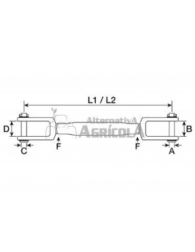 Tensor horizontal tractor John Deere (comprobar medidas)