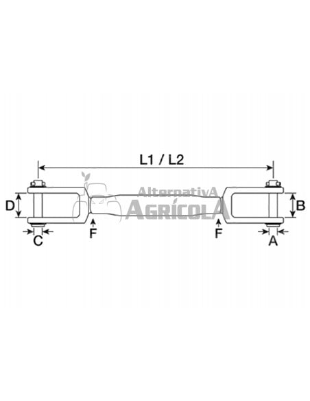 Tensor horizontal tractor John Deere (comprobar medidas)