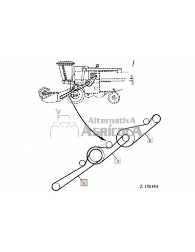 Correa para cosechadoras - Roulunds