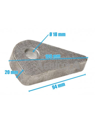 Luneta de soldar para tractores John Deere