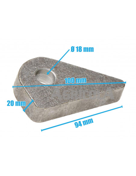 Luneta de soldar para tractores John Deere