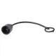 Tapón negro hembra para enchufe macho 1/2"
