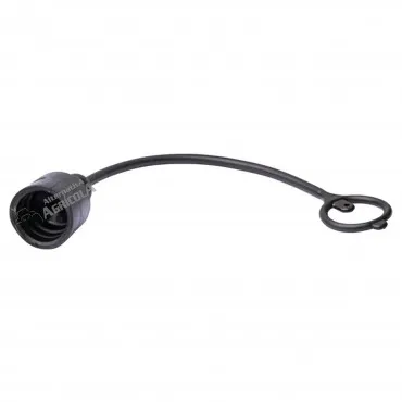 Tapón negro hembra para enchufe macho 1/2"