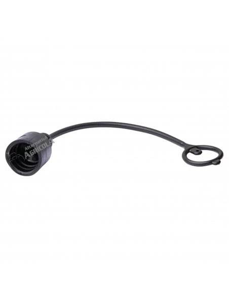 Tapón negro hembra para enchufe macho 1/2"