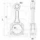 Biela tractor Fiat Ø 62,42 x 31,5 mm 87569536