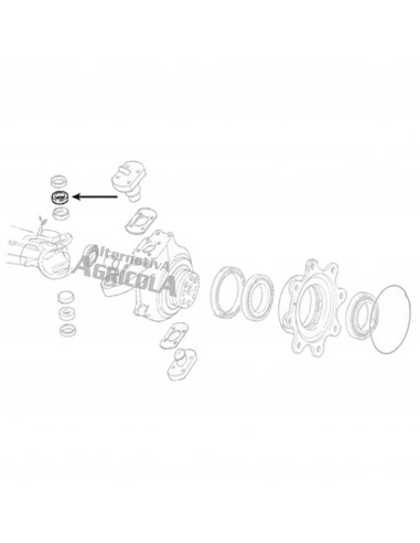 Rodamiento superior media bola Tractor Ford Serie 70 y G