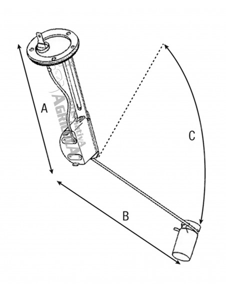 AFORADOR DE COMBUSTIBLE PARA MASSEY FERGUSON SERIE 100