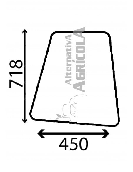Cristal Lateral Izquierdo Tractores New Holland Fruteros
