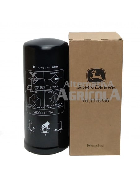 Filtro hidráulico roscado largo Original John Deere