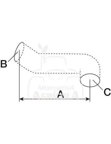 Manguito Inferior tractor Massey Ferguson