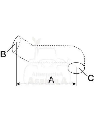 Manguito Inferior tractor Massey Ferguson