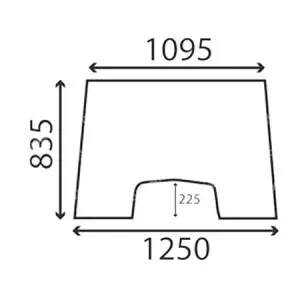 Parabrisas Tractor Massey Ferguson Serie 300