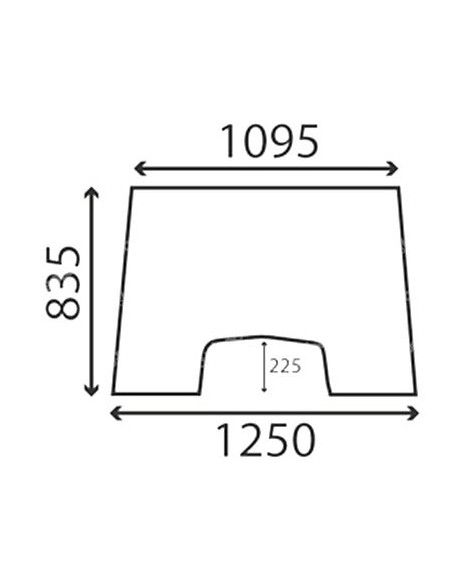Parabrisas Tractor Massey Ferguson Serie 300